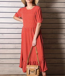 Lerato Polkadot Dress
